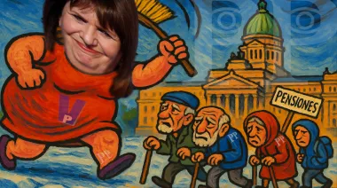Crypto, bastones y pancartas: otra batalla de Bullrich contra jubilados frente al Congreso | VIDEOS