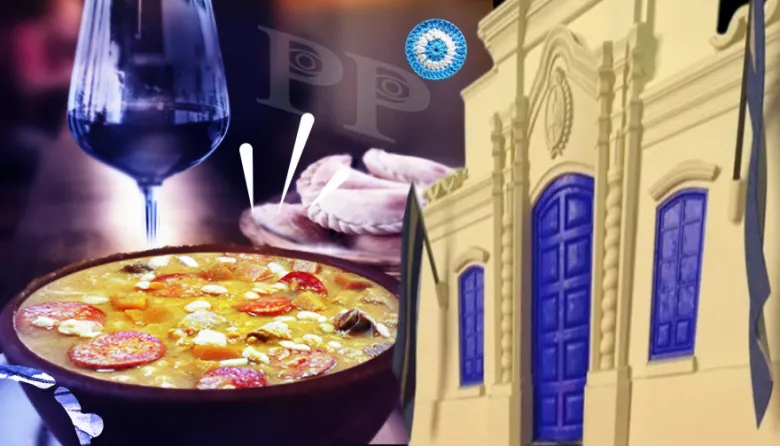 Independencia, patria y locro en un mismo plato