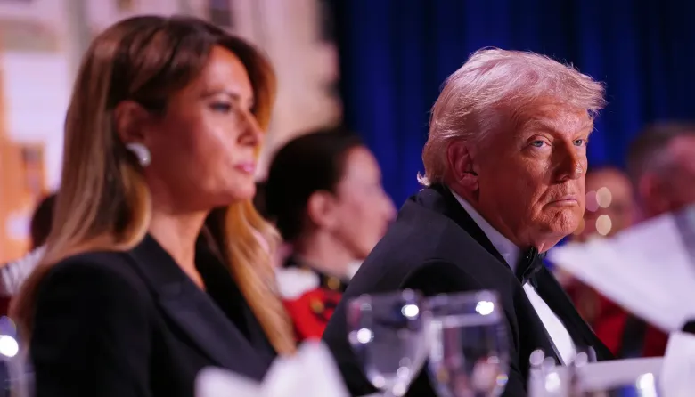 Trump explotó en vivo tras ser vinculado al atacante de la Casa Blanca