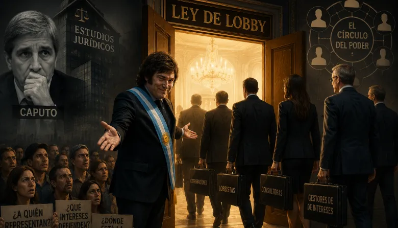 Ley de lobby: Milei abre la puerta a los gestores de intereses mientras crecen las preguntas sobre Caputo, los estudios jurídicos y el círculo del poder