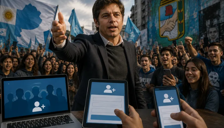 Kicillof sale a buscar militantes: el PJ activa una afiliación masiva para recuperar volumen político