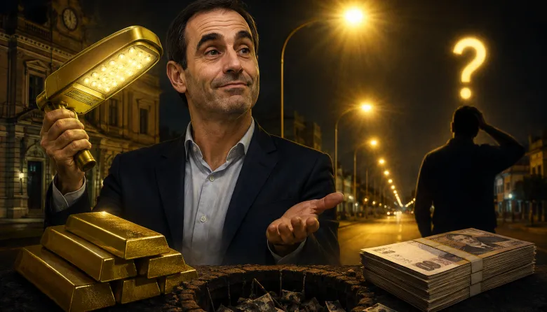 Petrecca y el misterio de las luces de oro: admitió que pagó más caro pero dice que "valió la pena"