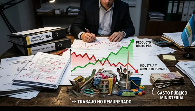 Kicillof maquilla la recesión provincial con el trabajo no remunerado