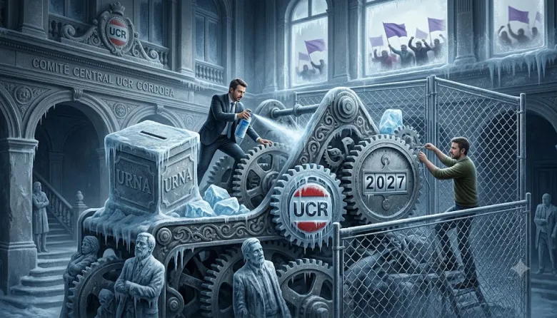 El deloredismo busca congelar la UCR cordobesa para alambrar el 2027