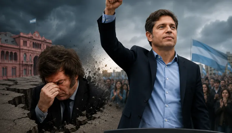 El derrumbe de las expectativas hunde a Milei y Kicillof se consolida como el jefe de la oposición