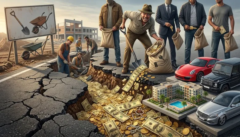 El festín del asfalto: Máscolo procesado por desviar millones de la obra pública