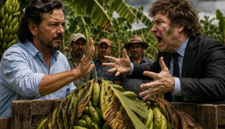 Guerra de la banana: Sáenz le plantó bandera a Milei por una desregulación peligrosa