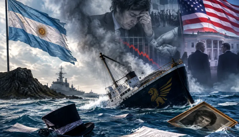 El humo de Malvinas no tapa el naufragio libertario