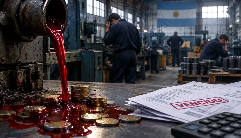 La industria se desangra sin plata y corta pagos