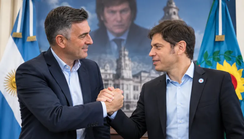 Daniel Passerini y Axel Kicillof sellan en La Plata una alianza que desafía a Javier Milei