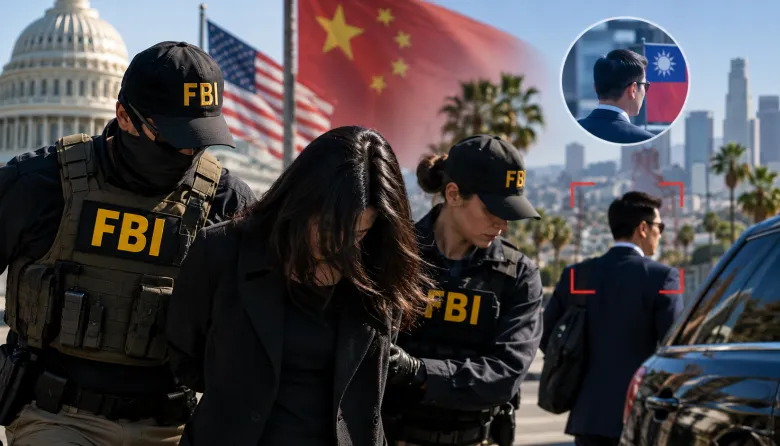 Alerta en Washington: el FBI arrestó a una espía china en Los Ángeles