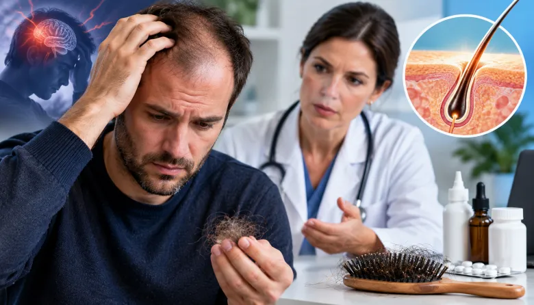 Alerta por caída de pelo: claves médicas para frenar la calvicie y el estrés