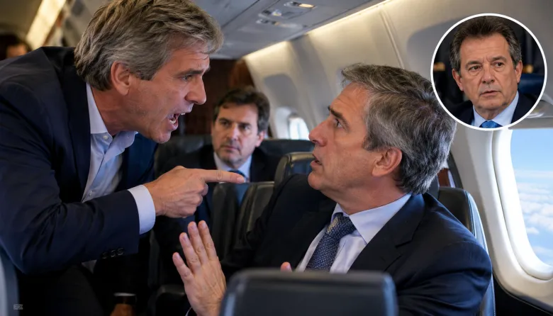 Furia en el avión oficial: Caputo y Bausili a los gritos por Alberto Ades