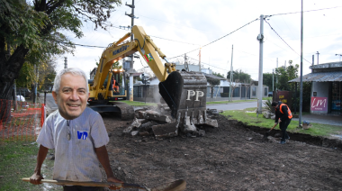Alak inició las obras en Villa Elisa: asfalto, iluminación y mejoras en escuelas