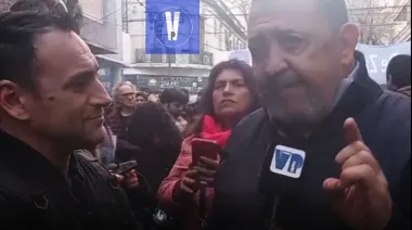 Luis D’Elía reapareció en el PJ para respaldar a Cristina | VIDEO