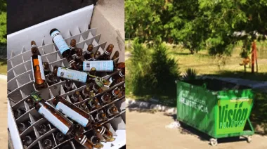 URGENTE | Encontraron gran cantidad de ampollas de fentanilo en un contenedor