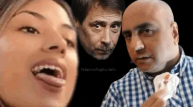 Gato libertario arañó a los periodistas Casalongue y Feinmann | VIDEO