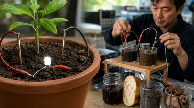 De la tierra al enchufe: el invento japonés que enciende el debate
