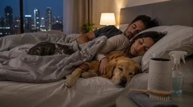 El dilema de la frazada: el negocio de dormir con mascotas agita la interna del descanso urbano