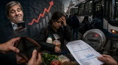 El rebote que Caputo maquilla: la inflación trepó a 2,1% y la calle del AMBA expone el verdadero ahogo social