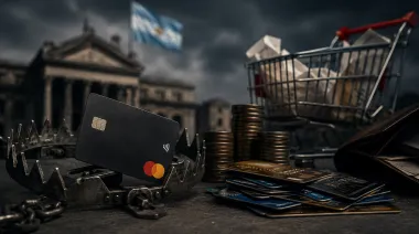La trampa del plástico: Argentina lidera la morosidad bancaria regional