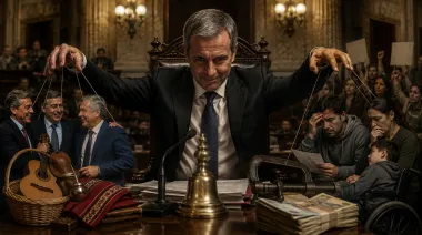 Escándalo en Diputados: Menem reparte favores bizarros para tapar la usura familiar y el ajuste en discapacidad