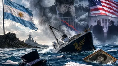 El humo de Malvinas no tapa el naufragio libertario