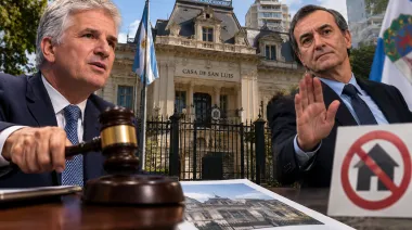 Poggi remata la Casa de San Luis en Buenos Aires y Abdala busca frenar la venta
