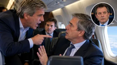 Furia en el avión oficial: Caputo y Bausili a los gritos por Alberto Ades