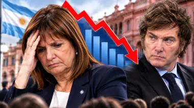 Fuerte caída de Bullrich en las encuestas tras desafiar el poder de Milei