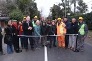 Promete y cumple: Alak inauguró una de las obras en Hernández