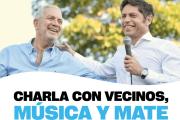 Alak y Kicillof cierran la campaña local de Fuerza Patria La Plata con música, mates y charla con vecinos