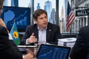 Axel Kicillof prometió en Wall Street pagar la deuda bonaerense sin que le pregunten por 2027