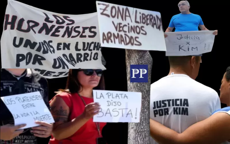 Así se iniciaba la Marcha por la Inseguridad en La Plata, contra Kicillof y la Justicia | VIDEOS