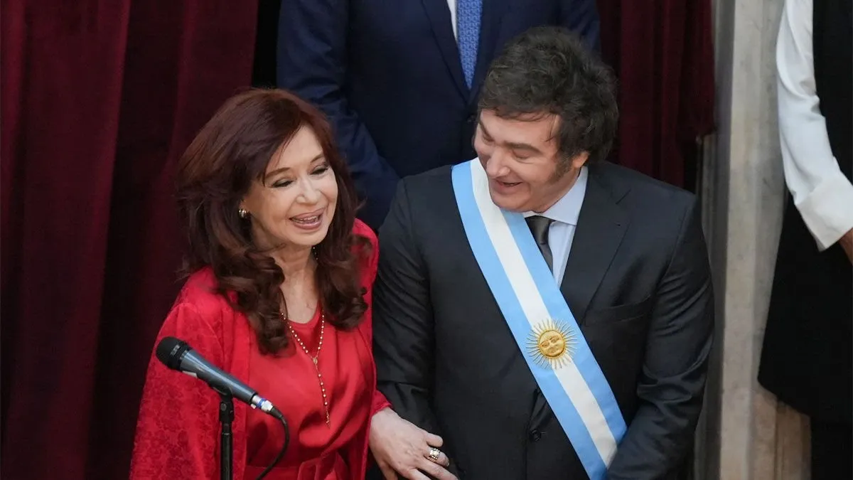 Cristina Kirchner y Javier Milei